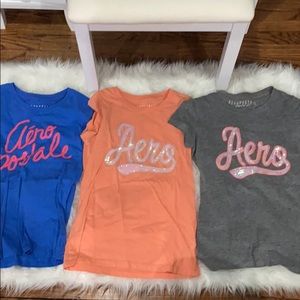 3 beautiful brand new Aeropostale t-shirts!